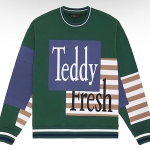 Teddy Fresh Box Paneled Crewneck